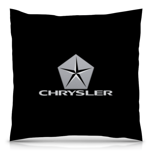 Заказать подушку в Москве. Подушка 40x40 см с полной запечаткой Chrysler от DESIGNER   - готовые дизайны и нанесение принтов.