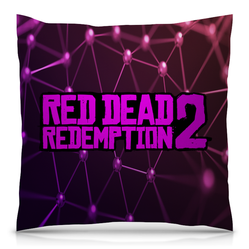 Заказать подушку в Москве. Подушка 40x40 см с полной запечаткой Red Dead Redemption 2 от THE_NISE  - готовые дизайны и нанесение принтов.