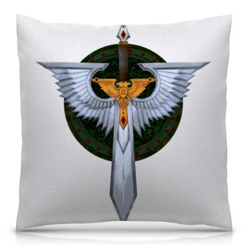 Заказать подушку в Москве. Подушка 40x40 см с полной запечаткой Dark Angels от GeekFox  - готовые дизайны и нанесение принтов.