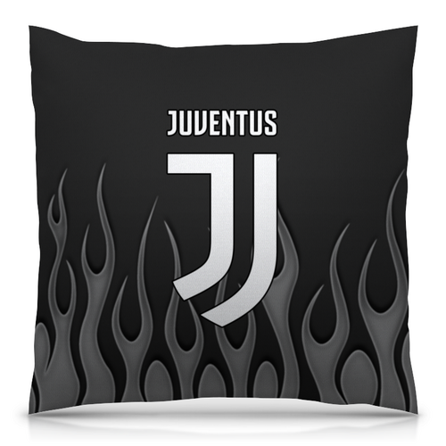 Заказать подушку в Москве. Подушка 40x40 см с полной запечаткой Juventus от THE_NISE  - готовые дизайны и нанесение принтов.