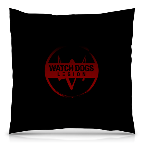 Заказать подушку в Москве. Подушка 40x40 см с полной запечаткой Watch Dogs Legion от THE_NISE  - готовые дизайны и нанесение принтов.