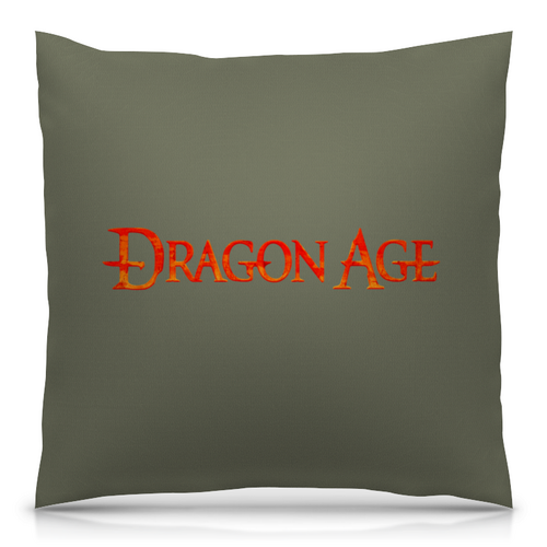 Заказать подушку в Москве. Подушка 40x40 см с полной запечаткой Dragon Age от THE_NISE  - готовые дизайны и нанесение принтов.