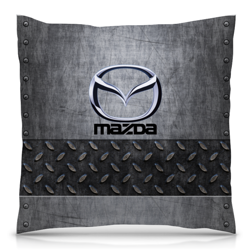 Заказать подушку в Москве. Подушка 40x40 см с полной запечаткой Mazda от THE_NISE  - готовые дизайны и нанесение принтов.