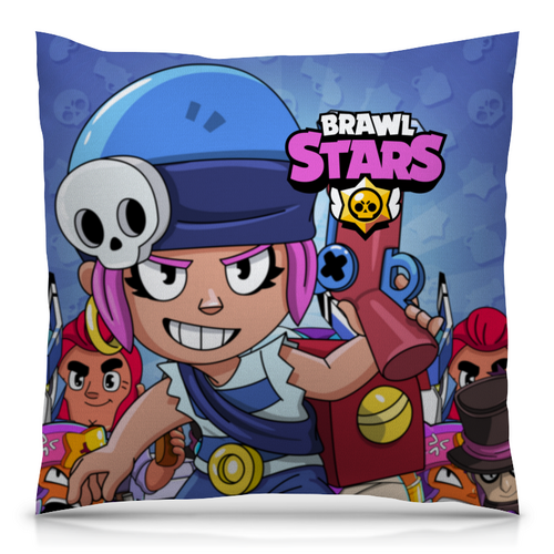 Заказать подушку в Москве. Подушка 40x40 см с полной запечаткой BRAWL STARS PENNY от geekbox - готовые дизайны и нанесение принтов.