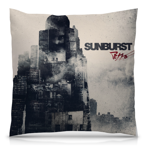 Заказать подушку в Москве. Подушка 40x40 см с полной запечаткой Sunburst от aleks_say - готовые дизайны и нанесение принтов.
