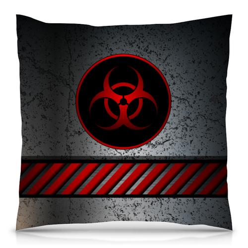 Заказать подушку в Москве. Подушка 40x40 см с полной запечаткой Biohazard от THE_NISE  - готовые дизайны и нанесение принтов.