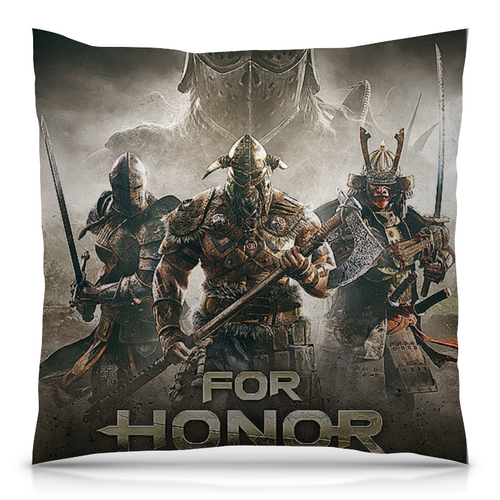 Заказать подушку в Москве. Подушка 40x40 см с полной запечаткой FOR HONOR от robus - готовые дизайны и нанесение принтов.
