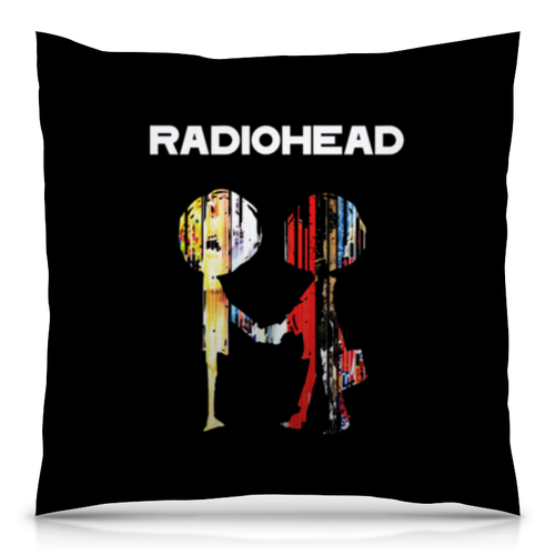 Заказать подушку в Москве. Подушка 40x40 см с полной запечаткой Radiohead от geekbox - готовые дизайны и нанесение принтов.