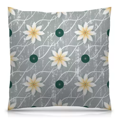 Заказать подушку в Москве. Подушка 40x40 см с полной запечаткой flower от borkaty@gmail.com - готовые дизайны и нанесение принтов.