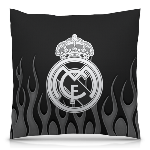 Заказать подушку в Москве. Подушка 40x40 см с полной запечаткой Real Madrid от THE_NISE  - готовые дизайны и нанесение принтов.