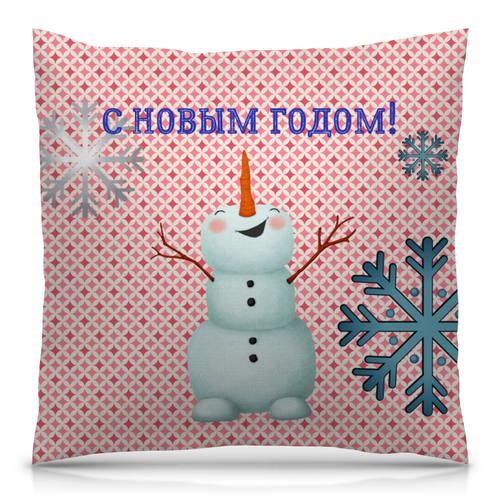 Заказать подушку в Москве. Подушка 40x40 см с полной запечаткой новый год от THE_NISE  - готовые дизайны и нанесение принтов.