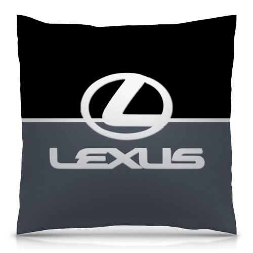 Заказать подушку в Москве. Подушка 40x40 см с полной запечаткой Lexus от THE_NISE  - готовые дизайны и нанесение принтов.