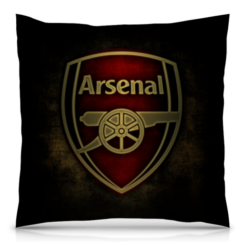 Заказать подушку в Москве. Подушка 40x40 см с полной запечаткой Arsenal от geekbox - готовые дизайны и нанесение принтов.