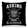Заказать подушку в Москве. Подушка 40x40 см с полной запечаткой Asking Alexandria от geekbox - готовые дизайны и нанесение принтов.