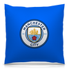 Заказать подушку в Москве. Подушка 40x40 см с полной запечаткой Manchester City от THE_NISE  - готовые дизайны и нанесение принтов.
