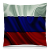 Заказать подушку в Москве. Подушка 40x40 см с полной запечаткой Триколор от THE_NISE  - готовые дизайны и нанесение принтов.