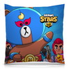 Заказать подушку в Москве. Подушка 40x40 см с полной запечаткой BRAWL STARS EL BROWN от geekbox - готовые дизайны и нанесение принтов.