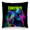 Заказать подушку в Москве. Подушка 40x40 см с полной запечаткой FORTNITE от geekbox - готовые дизайны и нанесение принтов.