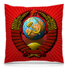 Заказать подушку в Москве. Подушка 40x40 см с полной запечаткой USSR 3D от balden - готовые дизайны и нанесение принтов.