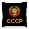 Заказать подушку в Москве. Подушка 40x40 см с полной запечаткой Советский Союз от THE_NISE  - готовые дизайны и нанесение принтов.