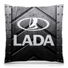 Заказать подушку в Москве. Подушка 40x40 см с полной запечаткой Авто Lada от THE_NISE  - готовые дизайны и нанесение принтов.