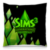 Заказать подушку в Москве. Подушка 40x40 см с полной запечаткой The Sims 3 от THE_NISE  - готовые дизайны и нанесение принтов.