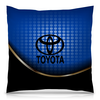 Заказать подушку в Москве. Подушка 40x40 см с полной запечаткой Toyota от THE_NISE  - готовые дизайны и нанесение принтов.