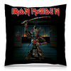 Заказать подушку в Москве. Подушка 40x40 см с полной запечаткой Iron Maiden от Leichenwagen - готовые дизайны и нанесение принтов.