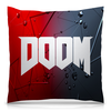 Заказать подушку в Москве. Подушка 40x40 см с полной запечаткой Doom игра от THE_NISE  - готовые дизайны и нанесение принтов.