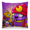 Заказать подушку в Москве. Подушка 40x40 см с полной запечаткой BRAWL STARS GENE от geekbox - готовые дизайны и нанесение принтов.