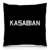 Заказать подушку в Москве. Подушка 40x40 см с полной запечаткой Kasabian от geekbox - готовые дизайны и нанесение принтов.