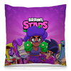 Заказать подушку в Москве. Подушка 40x40 см с полной запечаткой BRAWL STARS ROSA от geekbox - готовые дизайны и нанесение принтов.