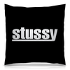 Заказать подушку в Москве. Подушка 40x40 см с полной запечаткой Stussy от DESIGNER   - готовые дизайны и нанесение принтов.