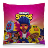 Заказать подушку в Москве. Подушка 40x40 см с полной запечаткой BRAWL STARS BROCK от geekbox - готовые дизайны и нанесение принтов.
