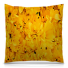 Заказать подушку в Москве. Подушка 40x40 см с полной запечаткой Желтые цветы от THE_NISE  - готовые дизайны и нанесение принтов.