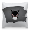 Заказать подушку в Москве. Подушка 40x40 см с полной запечаткой Женщина-кошка (Коллекция: Герои носят маски) от GeekFox  - готовые дизайны и нанесение принтов.