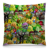 Заказать подушку в Москве. Подушка 40x40 см с полной запечаткой PLANTS VS ZOMBIES от geekbox - готовые дизайны и нанесение принтов.