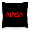 Заказать подушку в Москве. Подушка 40x40 см с полной запечаткой NASA  от DESIGNER   - готовые дизайны и нанесение принтов.
