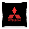 Заказать подушку в Москве. Подушка 40x40 см с полной запечаткой MITSUBISHI от DESIGNER   - готовые дизайны и нанесение принтов.