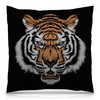 Заказать подушку в Москве. Подушка 40x40 см с полной запечаткой Взгляд тигра от Виктор Гришин - готовые дизайны и нанесение принтов.