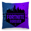 Заказать подушку в Москве. Подушка 40x40 см с полной запечаткой Fortnite Forever от THE_NISE  - готовые дизайны и нанесение принтов.