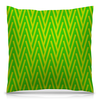 Заказать подушку в Москве. Подушка 40x40 см с полной запечаткой Желто-зеленый узор от THE_NISE  - готовые дизайны и нанесение принтов.