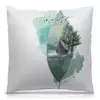 Заказать подушку в Москве. Подушка 40x40 см с полной запечаткой Eco vision от CoolColor  - готовые дизайны и нанесение принтов.