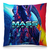 Заказать подушку в Москве. Подушка 40x40 см с полной запечаткой Mass Effect Legendary Edition от THE_NISE  - готовые дизайны и нанесение принтов.