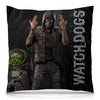 Заказать подушку в Москве. Подушка 40x40 см с полной запечаткой WATCH DOGS от robus - готовые дизайны и нанесение принтов.
