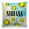 Заказать подушку в Москве. Подушка 40x40 см с полной запечаткой Nirvana от geekbox - готовые дизайны и нанесение принтов.