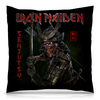 Заказать подушку в Москве. Подушка 40x40 см с полной запечаткой Iron Maiden от Leichenwagen - готовые дизайны и нанесение принтов.