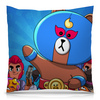 Заказать подушку в Москве. Подушка 40x40 см с полной запечаткой BRAWL STARS EL BROWN от geekbox - готовые дизайны и нанесение принтов.