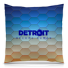 Заказать подушку в Москве. Подушка 40x40 см с полной запечаткой Detroit  от THE_NISE  - готовые дизайны и нанесение принтов.