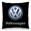 Заказать подушку в Москве. Подушка 40x40 см с полной запечаткой Volkswagen от DESIGNER   - готовые дизайны и нанесение принтов.
